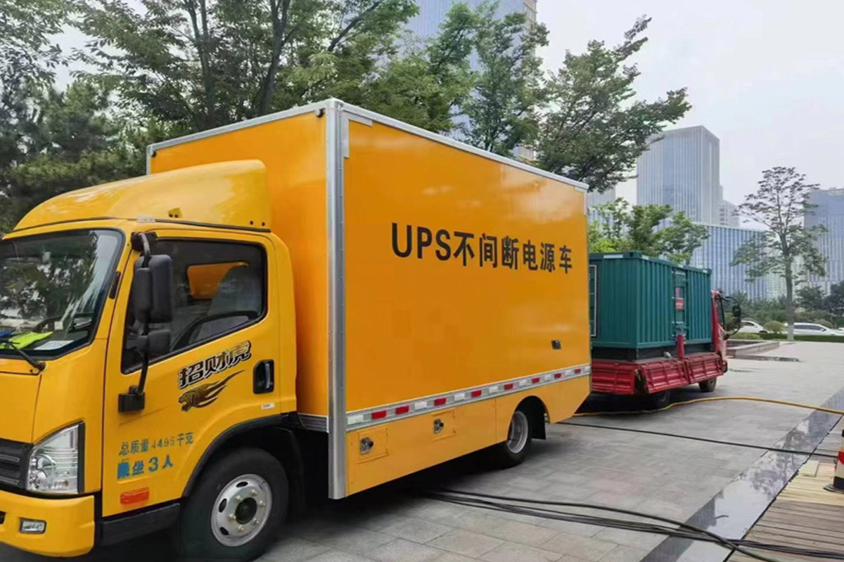 丰城发电机租赁施工现场